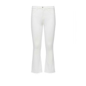 L’AGENCE Kendra High Rise Cropped Flare Jeans – Blanc White – Size 25 – EUC